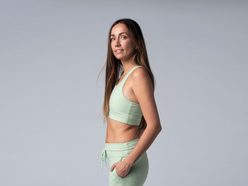 Brassière de yoga Sport - Bio Vert