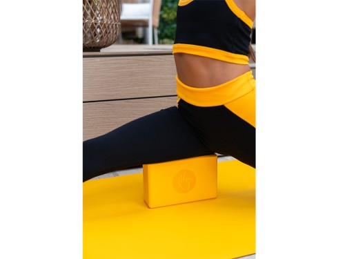 Article de Yoga Brique de yoga Eva - 23 x 15 x 7.6 cm Jaune Safran