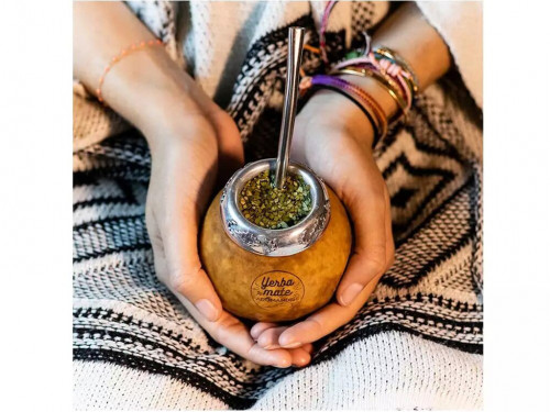 Article de Yoga Calebasse et bombilla pour maté 200 ml