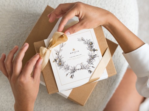 Article de Yoga Coffret Mains & Lèvres 1 Baume Mains 50ml et 1 Soin des Lèvres 15ml