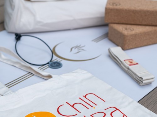 Article de Yoga Cordon élastique pour tapis de yoga Noir