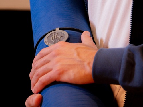 Article de Yoga Cordon élastique pour tapis de yoga Noir