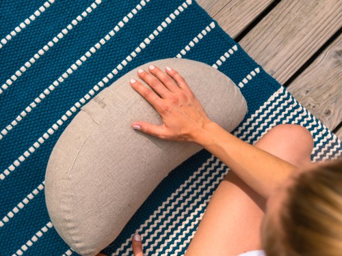 Article de Yoga Coussin de méditation Fuzen en Chanvre naturel Bio Chanvre naturel