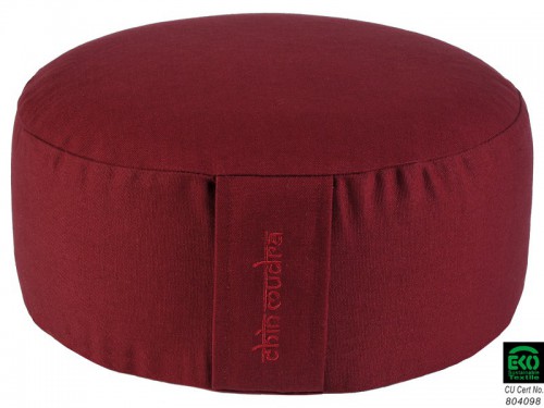 Coussin de méditation Lotus 100% coton Bio Bordeaux