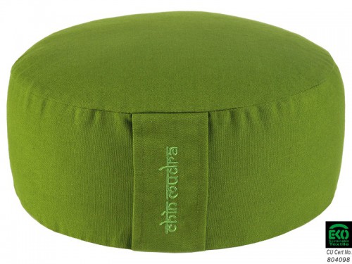 Coussin de méditation Lotus 100% coton Bio Vert