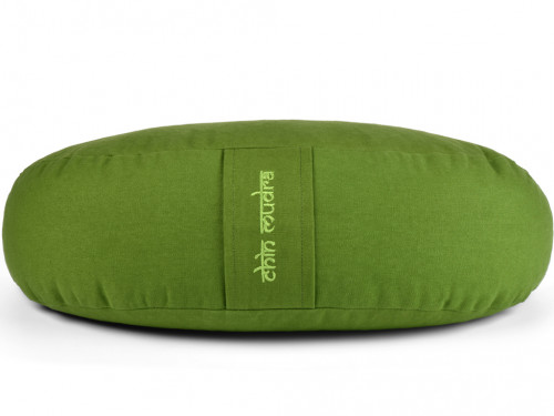 Article de Yoga Coussin Fuzen (demi-lune) 100% coton Bio Vert