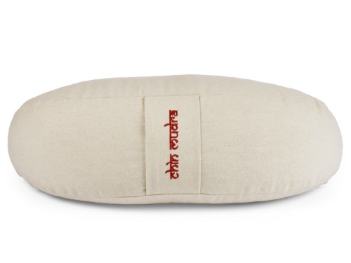 Article de Yoga Coussin Fuzen (demi-lune) 100% coton Bio Naturel