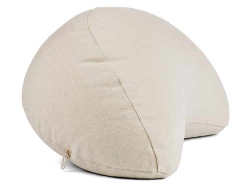 Article de Yoga Coussin Fuzen (demi-lune) 100% coton Bio Naturel