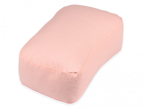 Coussin Rectangulaire Bio Rose Perlé - Presque Parfaits