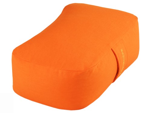 Coussin Rectangulaire Bio Orange Safran