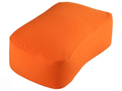 Coussin Rectangulaire Bio Orange Safran