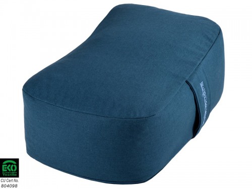 Coussin Rectangulaire Bio Bleu