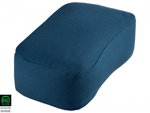 Coussin Rectangulaire Bio Bleu