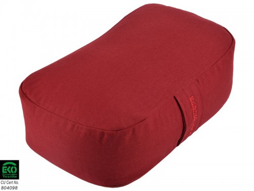 Coussin Rectangulaire Bio Bordeaux