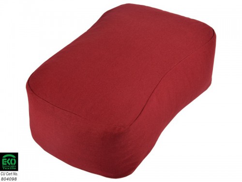 Coussin Rectangulaire Bio Bordeaux