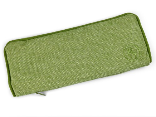 Coussinet pour les Yeux coton Chambray et Lin Bio - Vert Coton Chambray Vert