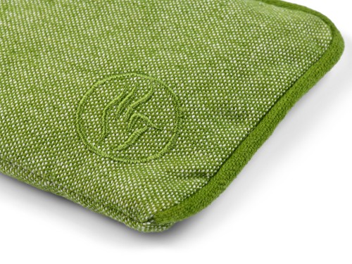 Coussinet pour les Yeux coton Chambray et Lin Bio - Vert Coton Chambray Vert