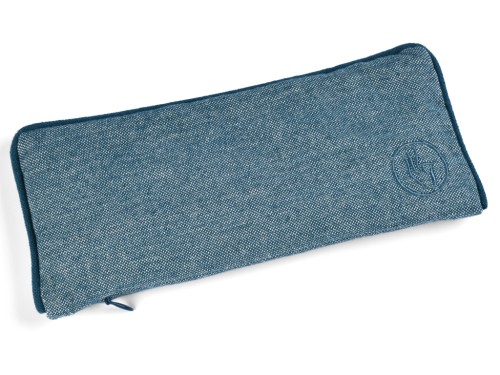Coussinet pour les Yeux coton Chambray et Lin Bio - Bleu Coton Chambray Bleu