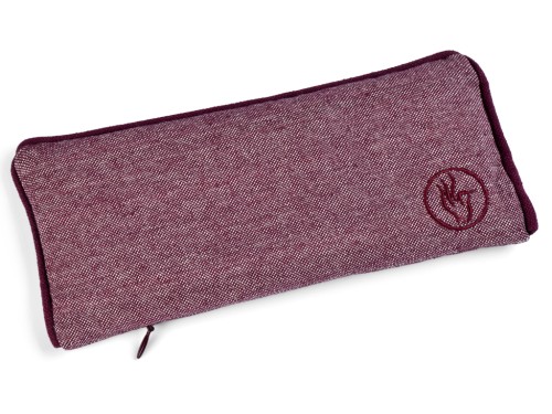 Coussinet pour les Yeux coton Chambray et Lin Bio - Prune Coton Chambray Prune
