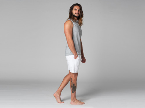 Article de Yoga Débardeur Homme 100% Bio Gris