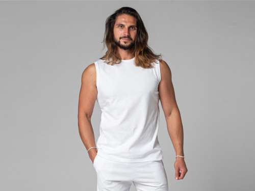 Débardeur Homme 100% Bio Blanc