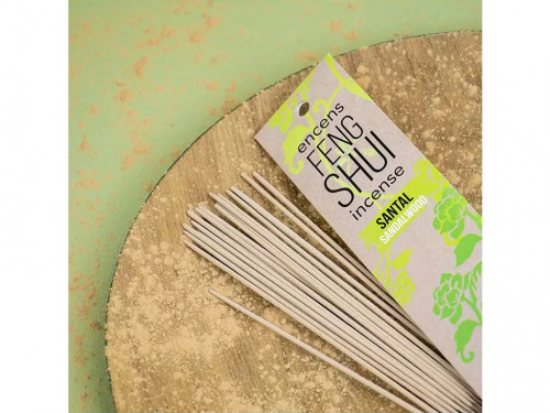 Article de Yoga Encens Feng Shui élément Bois, Santal 20 bâtonnets x 30 min