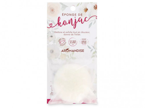 Article de Yoga Eponge de Konjac Nature