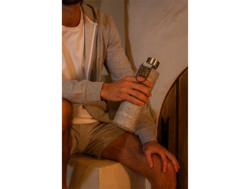 Article de Yoga Gourde - Gris 600ml