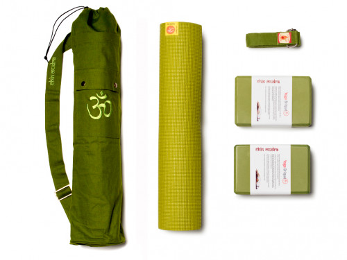 Article de Yoga Kit Confort Non Toxique 6mm Vert Citron