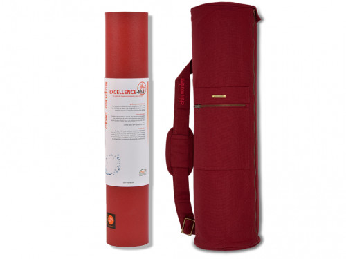 Kit Excellence Mat 6mm et Sac Bordeaux