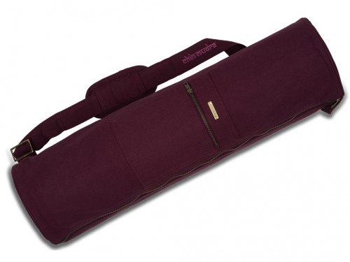 Article de Yoga Kit Natural Mat et Sac Prune