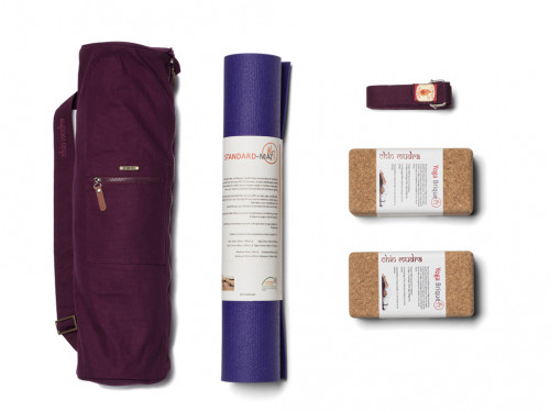 Article de Yoga Kit Standard Mat 4.5mm Couleur Violet