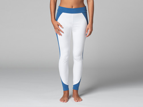 Legging de Yoga Bi-colore - Bio Blanc