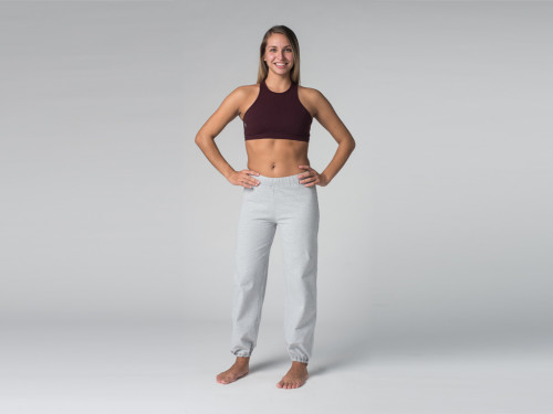 Article de Yoga Pantalon de yoga Cool - 95% coton Bio et 5% Lycra Gris
