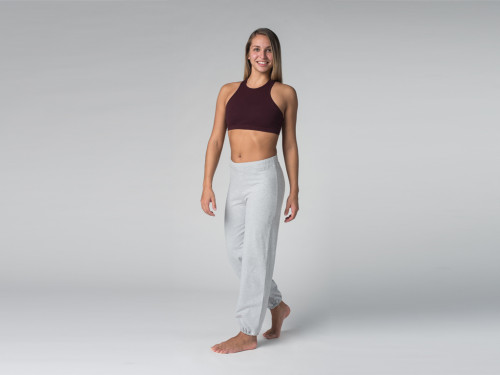 Article de Yoga Pantalon de yoga Cool - 95% coton Bio et 5% Lycra Gris