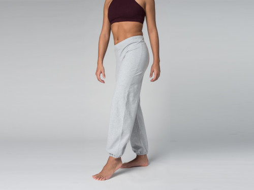 Article de Yoga Pantalon de yoga Cool - 95% coton Bio et 5% Lycra Gris