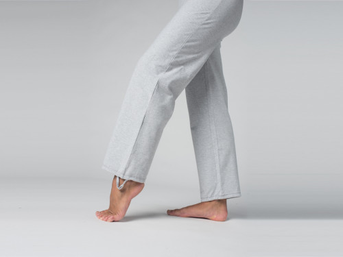 Article de Yoga Pantalon de yoga Cool - 95% coton Bio et 5% Lycra Gris