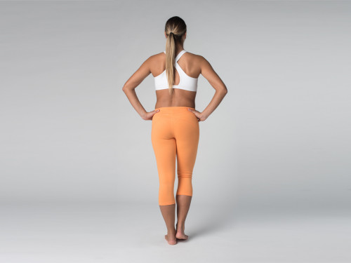 Article de Yoga Pantalon de yoga Corsaire CAPRI 95% coton Bio et 5% Lycra Mango - Fin de Serie