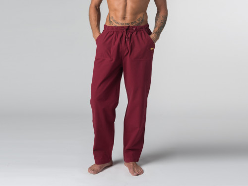 Pantalon de Yoga Oeil de bouddha Bordeaux