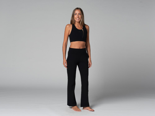 Article de Yoga Pantalon de yoga femme Confort - Bio Noir