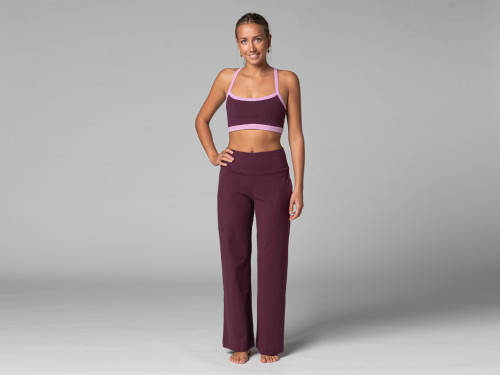 Article de Yoga Pantalon de yoga Femme Jazzy - Bio Prune S - Presque Parfaits