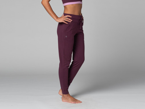 Article de Yoga Pantalon de Yoga femme Jogg - Bio Prune