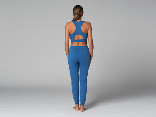 Article de Yoga Pantalon de Yoga femme Jogg - Bio Bleu