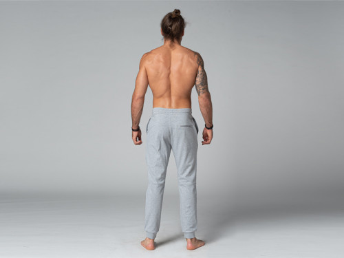 Article de Yoga Pantalon de Yoga Homme Jogger - Bio Gris