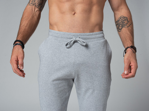 Article de Yoga Pantalon de Yoga Homme Jogger - Bio Gris