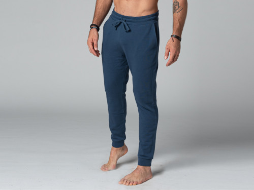 Article de Yoga Pantalon de Yoga Homme Jogger - Bio Bleu