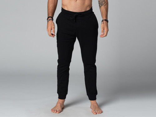 Pantalon de Yoga Homme Jogger - Bio Noir