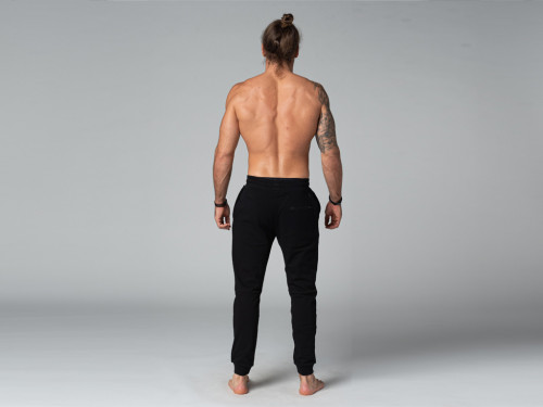 Article de Yoga Pantalon de Yoga Homme Jogger - Bio Noir