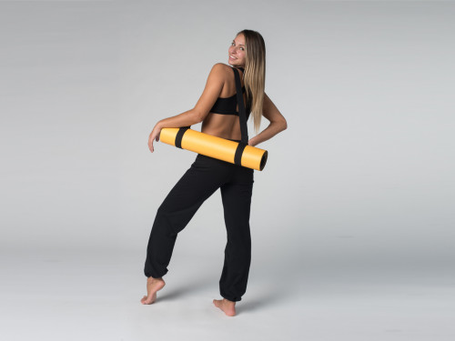 Article de Yoga Pantalon de yoga Param - 95% coton Bio et 5% Lycra Noir - Fin de Serie
