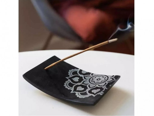 Article de Yoga Porte-encens Tibet L. 14 x l. 9 x H. 2,5 CM